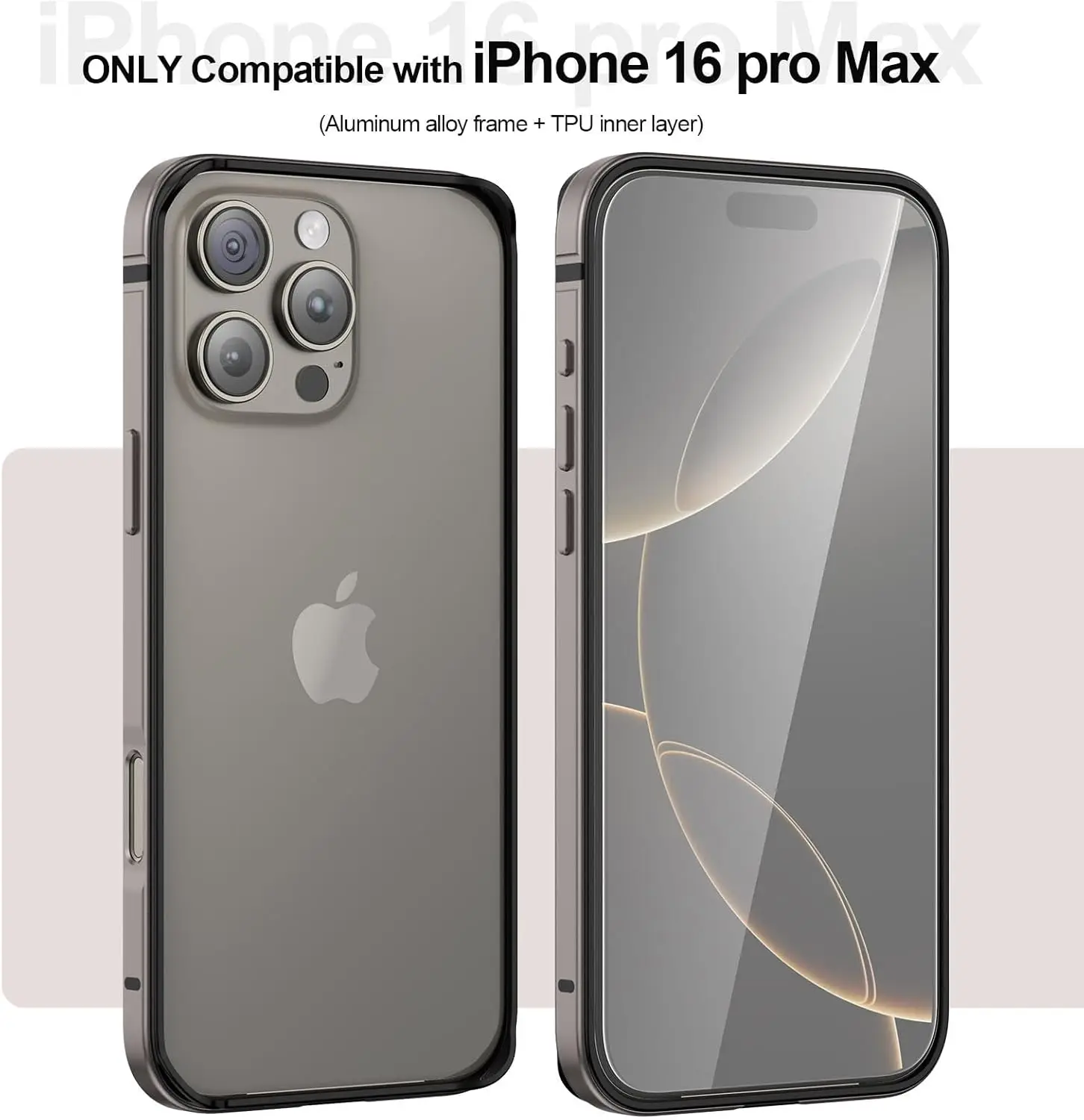 Cosmic Orange Aluminum Frame Bumper Case - Premium Phone Accessory