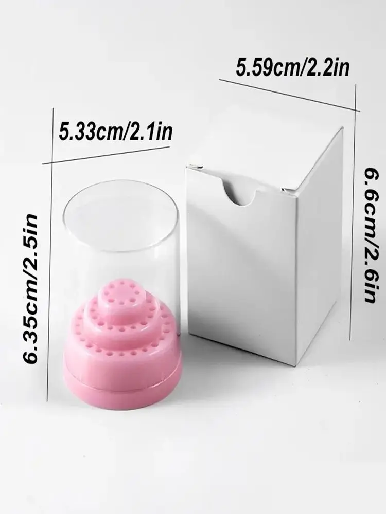 Verschiedene Stile 48 Löcher Acryl Nagel Bohrer Bits Halter Leere Lagerung Box Ständer Cutter Maniküre Fräsen Container Nagel Zubehör – Detail 7