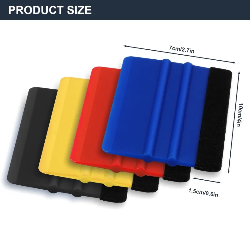 Strumento per avvolgere l'auto Raschietto per vinile Kit di pellicole per taglierina Set di tergipavimento per la tinta della finestra del veicolo Accessori per auto Strumenti per avvolgere Spatola in vinile - Image 2