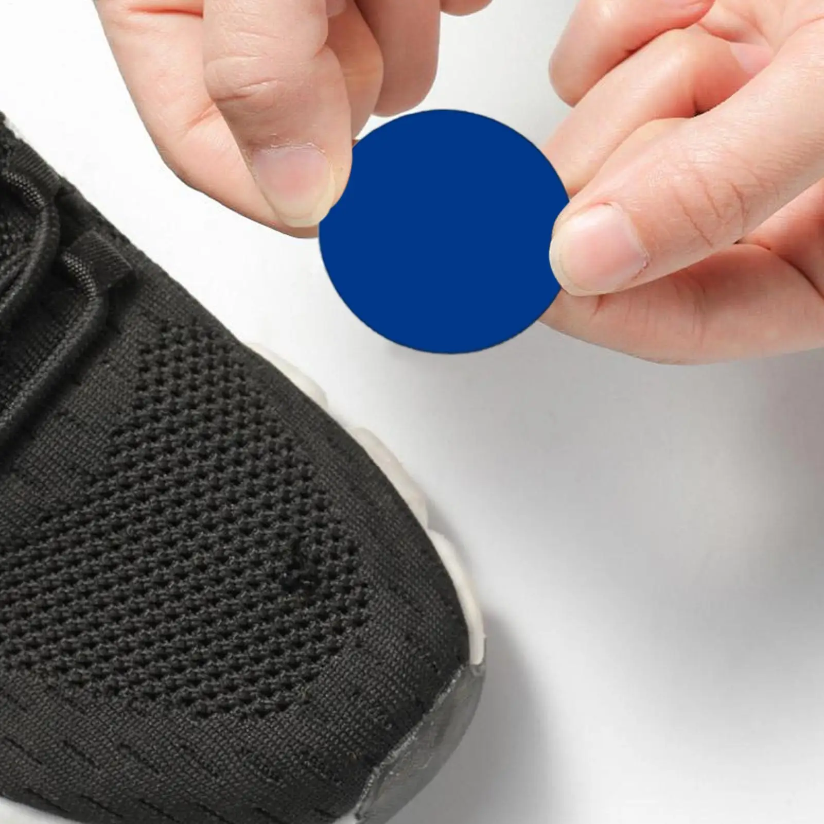 6piece/set Sports Shoe Fabric Repair Patch Heel Anti Wear Mesh Lining Hole Subsidy self-adhesive Patches Creative Practical Tool