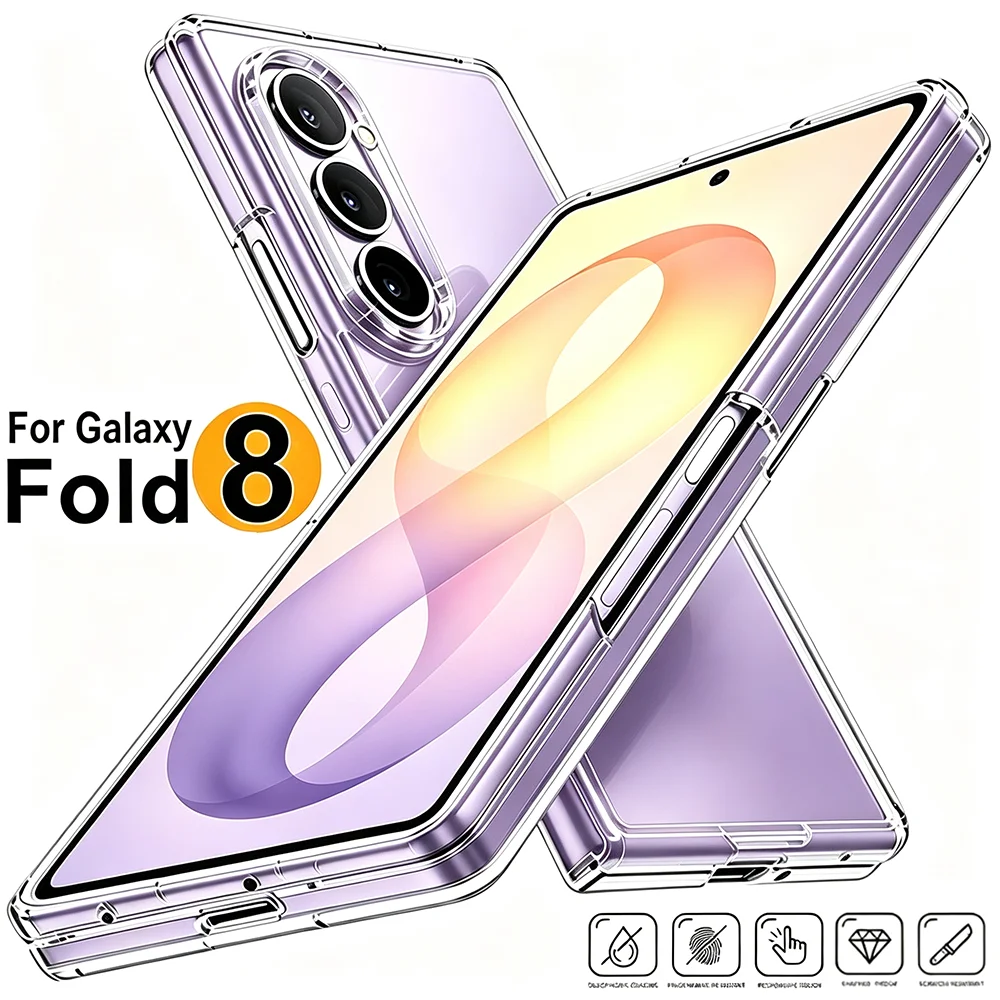 Ultra Thin Shockproof Transparent Slim Hard Cover Case