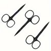 1/2/3Pcs Stainless Steel Beauty Scissors, Eyebrow Nose Eyelash Cuticle Trimmer, Sharp Grooming Tool for Personal Care Epilation 4