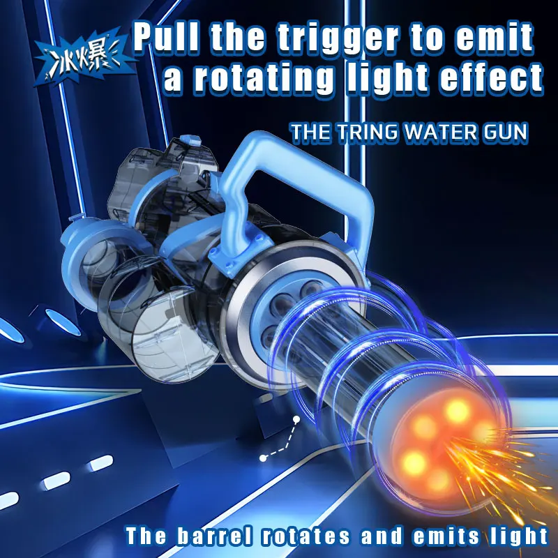Summer Water Gun non Electric Pistol High-pressure Full Automatic Shooting Water Beach Toy Gun For kid Children Boys Girls 2