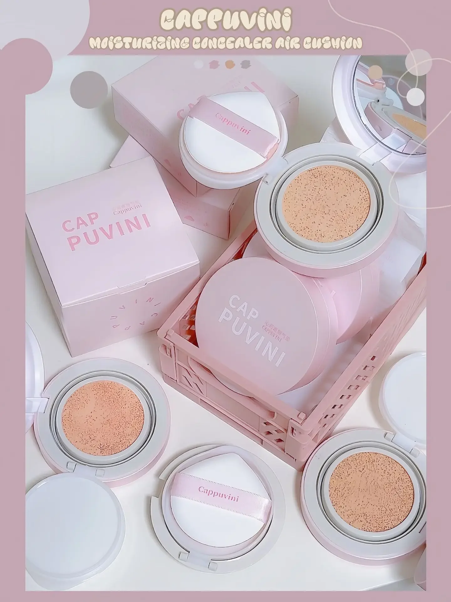 Description Picture 4 of itemAir Cushion CC Cream Natural Moisturizing Foundation Concealer Whitening Oil-control Korean Makepu BB Cream with Cosmetics Puff