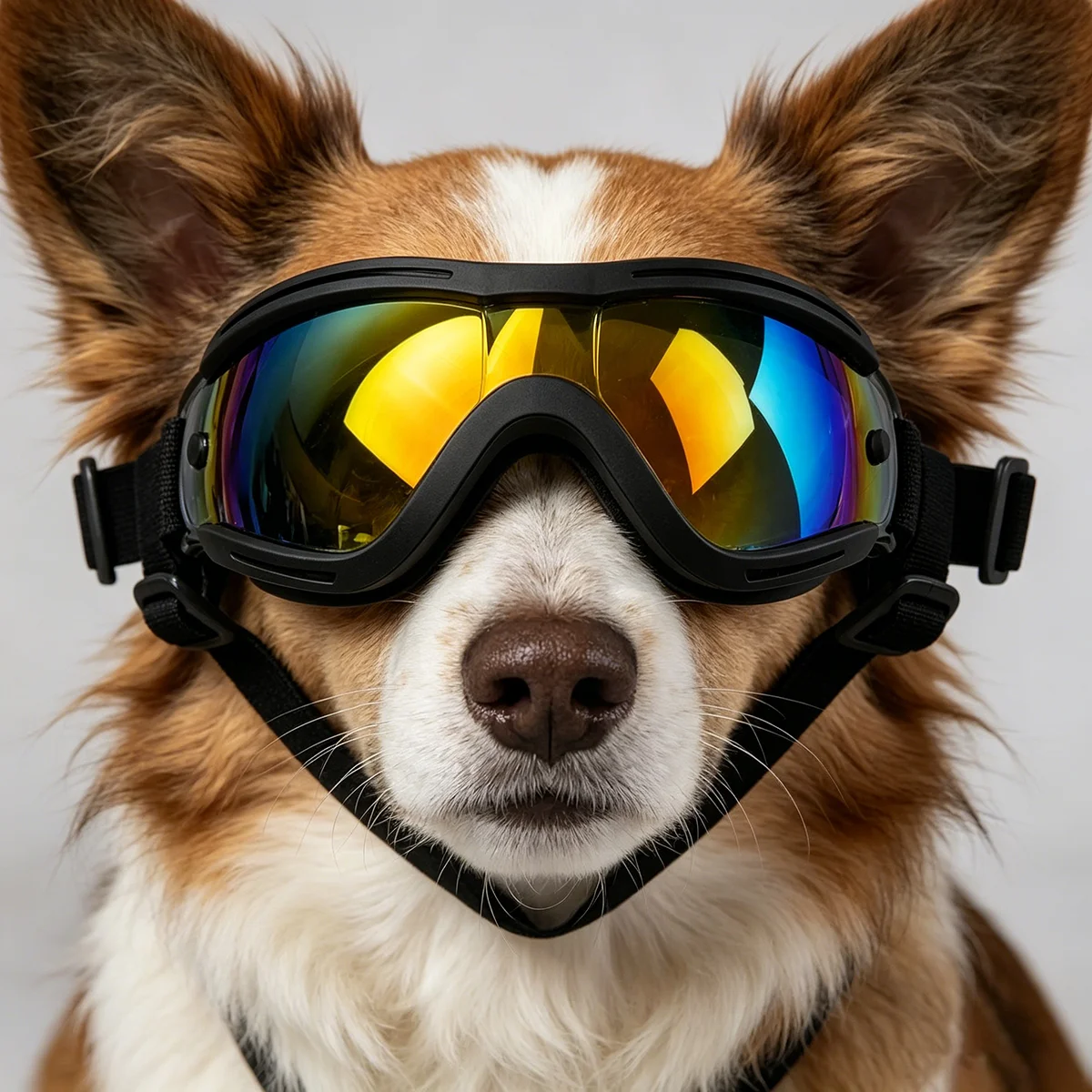 Dog Sunglasses - UV Protection & Adjustable Fit, Fashionable and Windproof