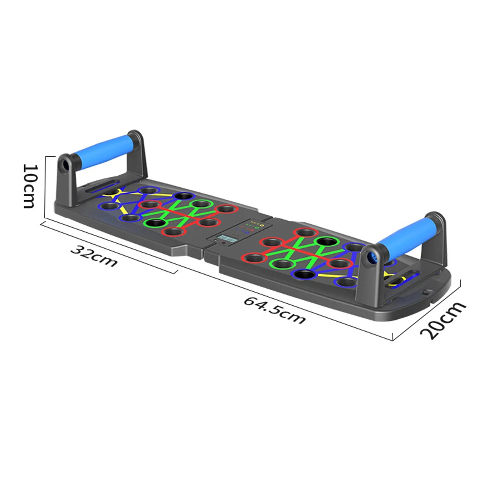 Folding Push Up Board Push Up Board Portable Multifunctional Push-up Board Foldable Push Ups Flexion Table Fitness Training Device Push-up Machine Gym Equipment