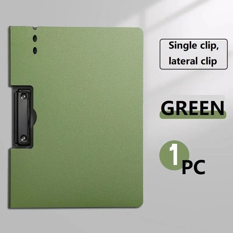 1 יחידה תיקיות קובץ A4, מארגן מסמכים, קליפבורד עם מכסה, תיק נייר A4 לעסקים ולבית הספר, ציוד כתיבה ומשרד
