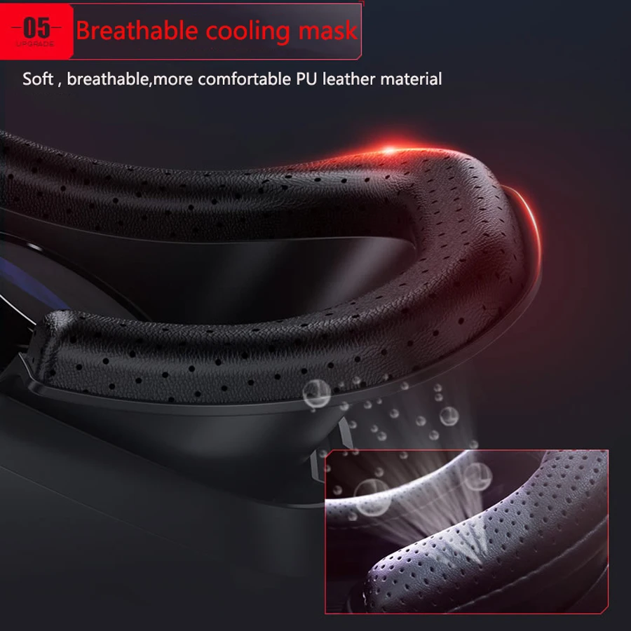 Shinecon Viar Occhiali per realtà virtuale 3D VR Dispositivi per cuffie Lenti per casco Occhiali intelligenti per smartphone Gioco telefonico Visualizzatore mobile - immagine 5
