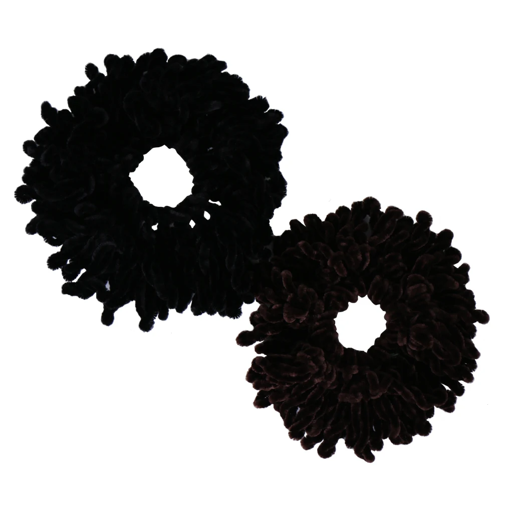 Hairbands Scrunchies Hair Ties Hijab Accessories Scrunchie Solid Color Elastic Hair Bands For Muslim Women 6