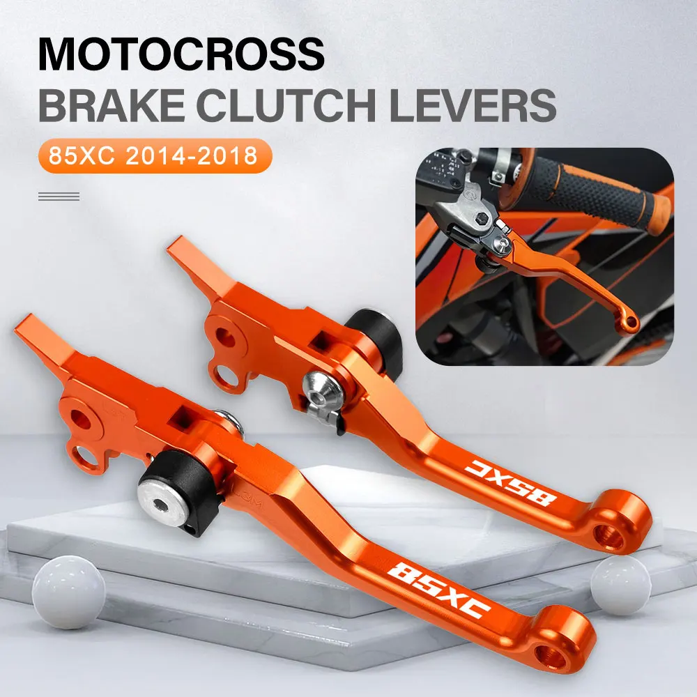 

Motocross Foldable Pivot Dirt Bike Brake Clutch Levers Handle Lever Fit FOR 85XC 85 XC 2014 2015 2016 2017 2018 2019 2020 2021