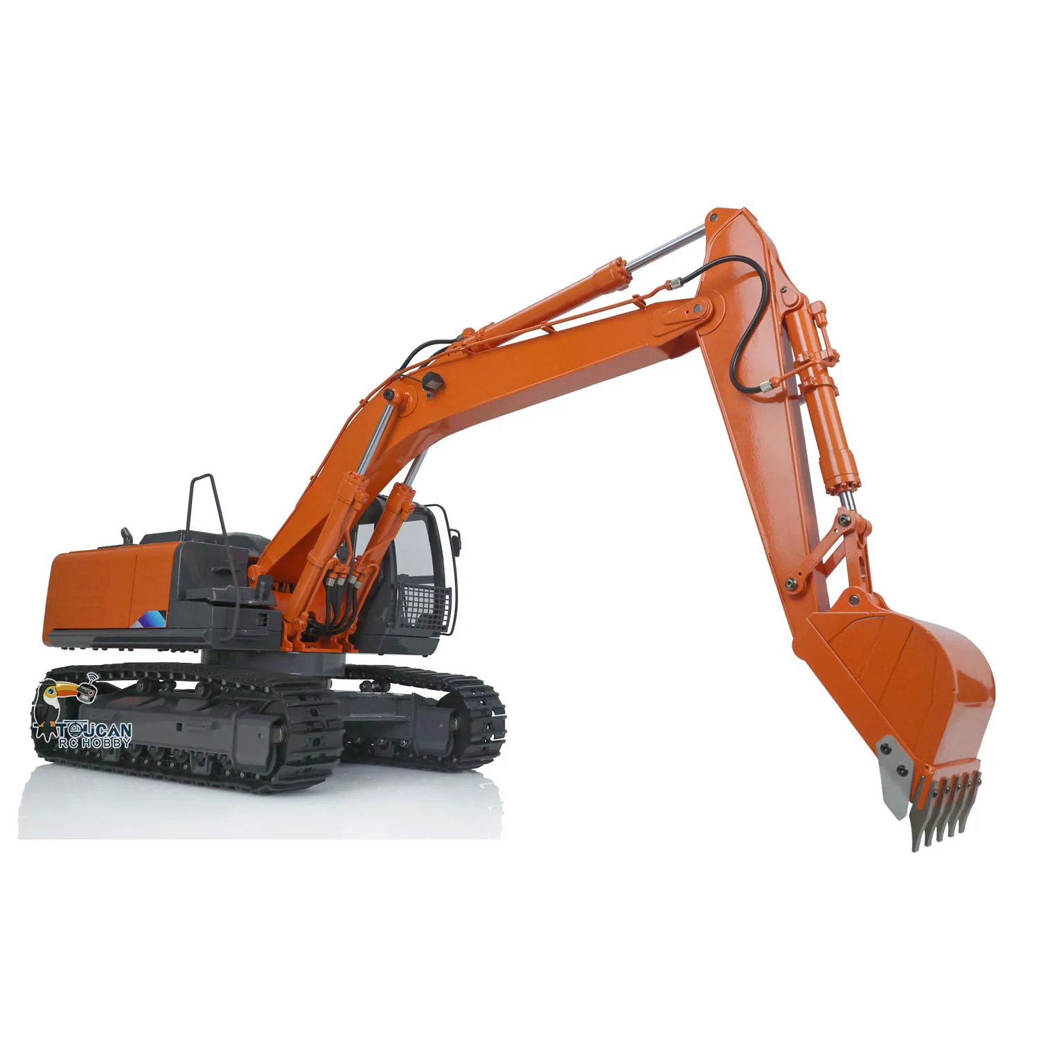 Metal RC Hydraulic Excavator for 1/12 DIM H2 ZX210 Toucan RC Hobby Painted Assembled Remote Control Digger Trucks Model 3