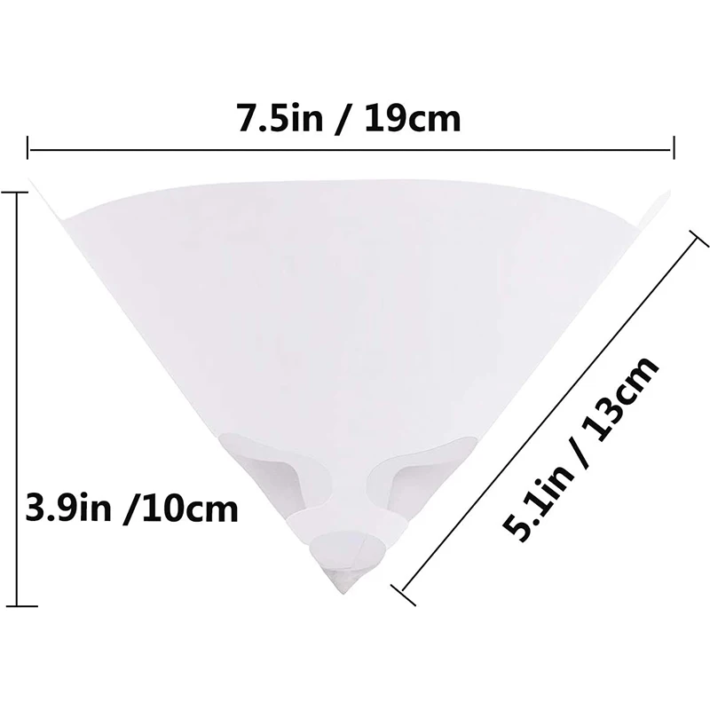 Paint Filter Paper Filter 10/20/30/60Pcs Disposable Paint Filter Paper Purifying Straining Cup Funnel 100 Mesh Conical Paint Filte Mesh Nylon Micron Paper