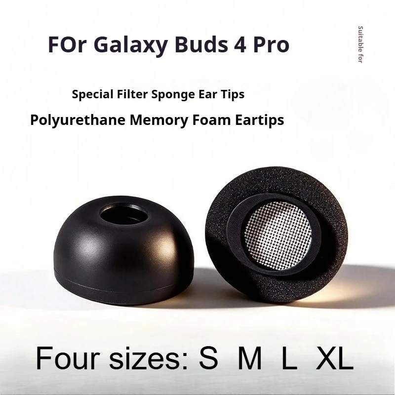 Premium Memory Foam Ear Tips - Soft, Anti-Slip Earbuds Replacement  Earplugs with Earphone Case