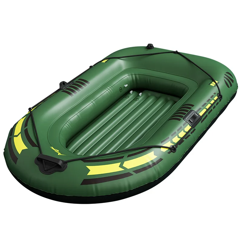 1/2 People 0.4mm PVC Canoe Kayak Rubber Dinghy Thicken Foldable Iatable  Fishing Boat 192x113x40cm Air Boats for Outdoor Rafting
