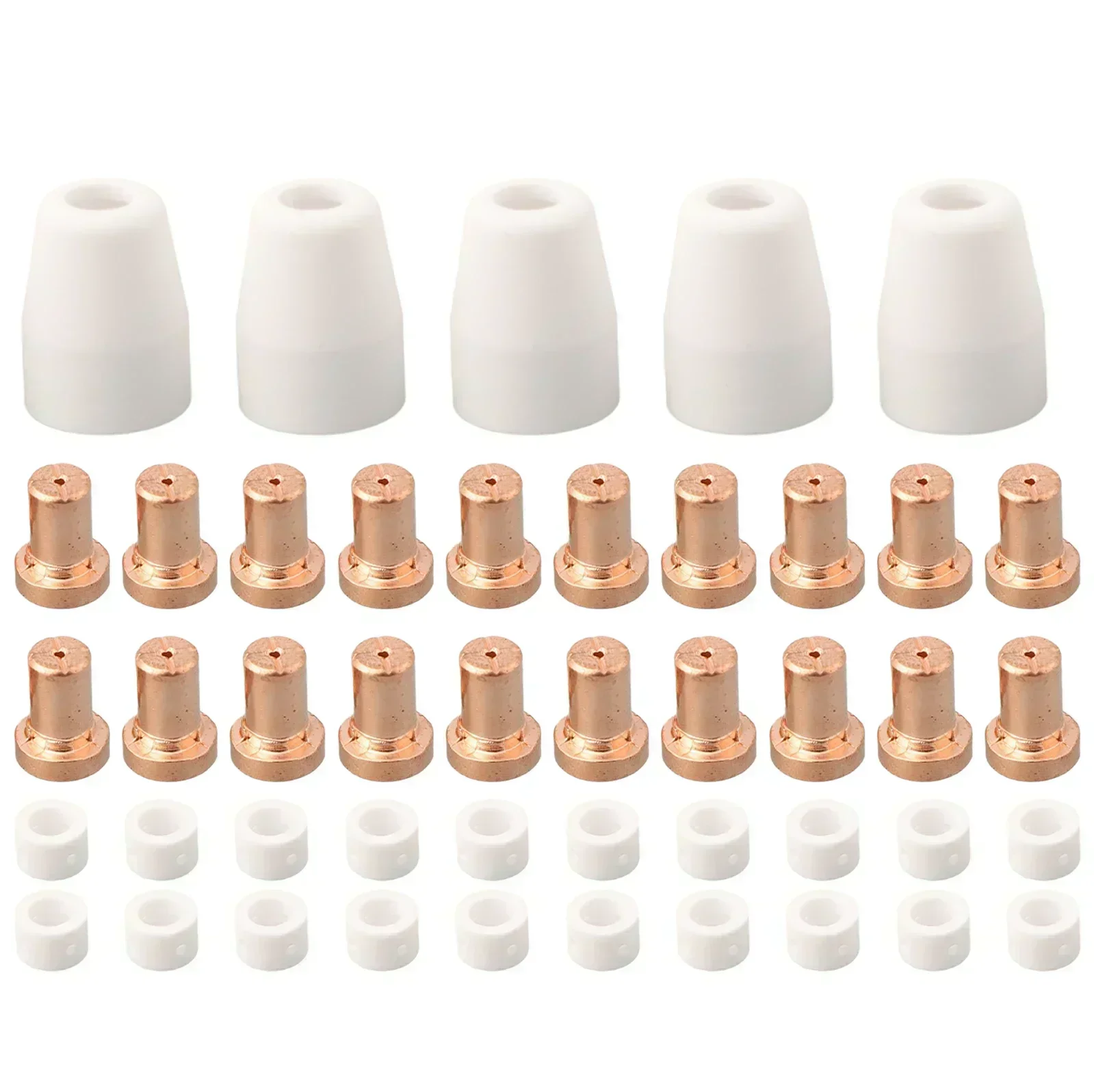 PT31 CUT30-50 Plasma Cutter Consumables Air Plasma Welding Cutting Tips For Parkside-Rilon Mitech UNT Riland Tool Accessory 1Set plasma cutter consumables kit