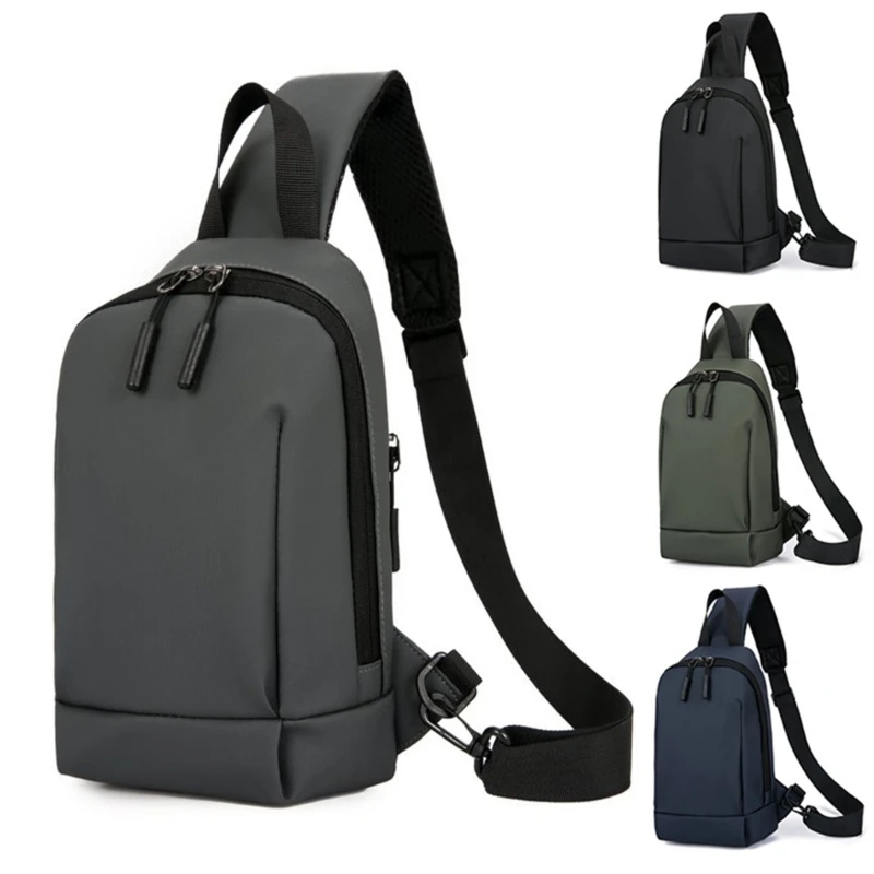 

Practical Chest Pack Zipper Crossbody Shoulder Bags Great for Camping and Cycling E74B