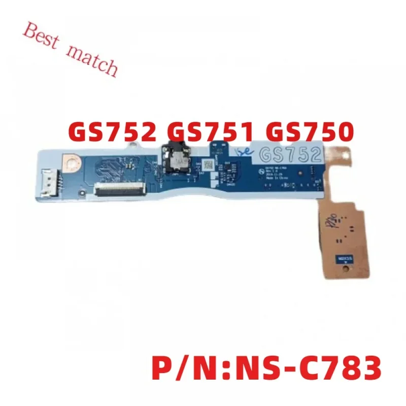 

FOR Lenovo IdeaPad 3 17IIL05 17ADA05 15IIL05 Audio Power Button Board GS752 GS751 GS750 NS-C783 NS-C863 NS-C823 Cable NBX0001SE