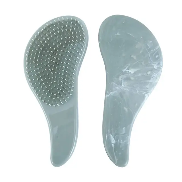 Multifunction Portable Marbled Soft Tooth Comb Anti-static Smooth Massage Comb Ins Detangling Hair Styling Tools Salon 4