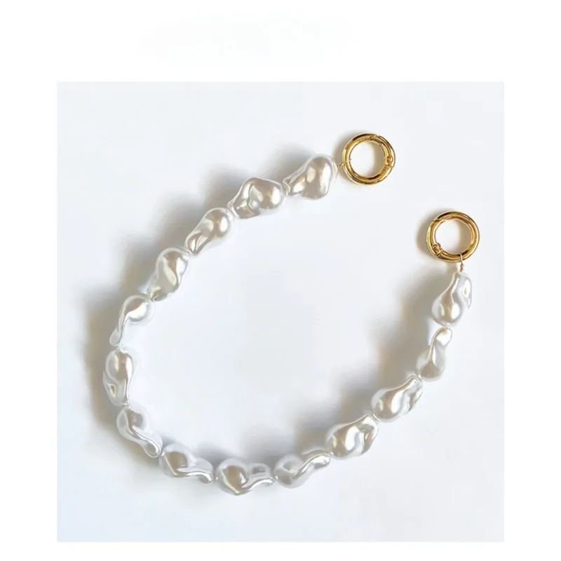 Elegant Korean Stone Pearl Bracelet Phone Hanging Chain