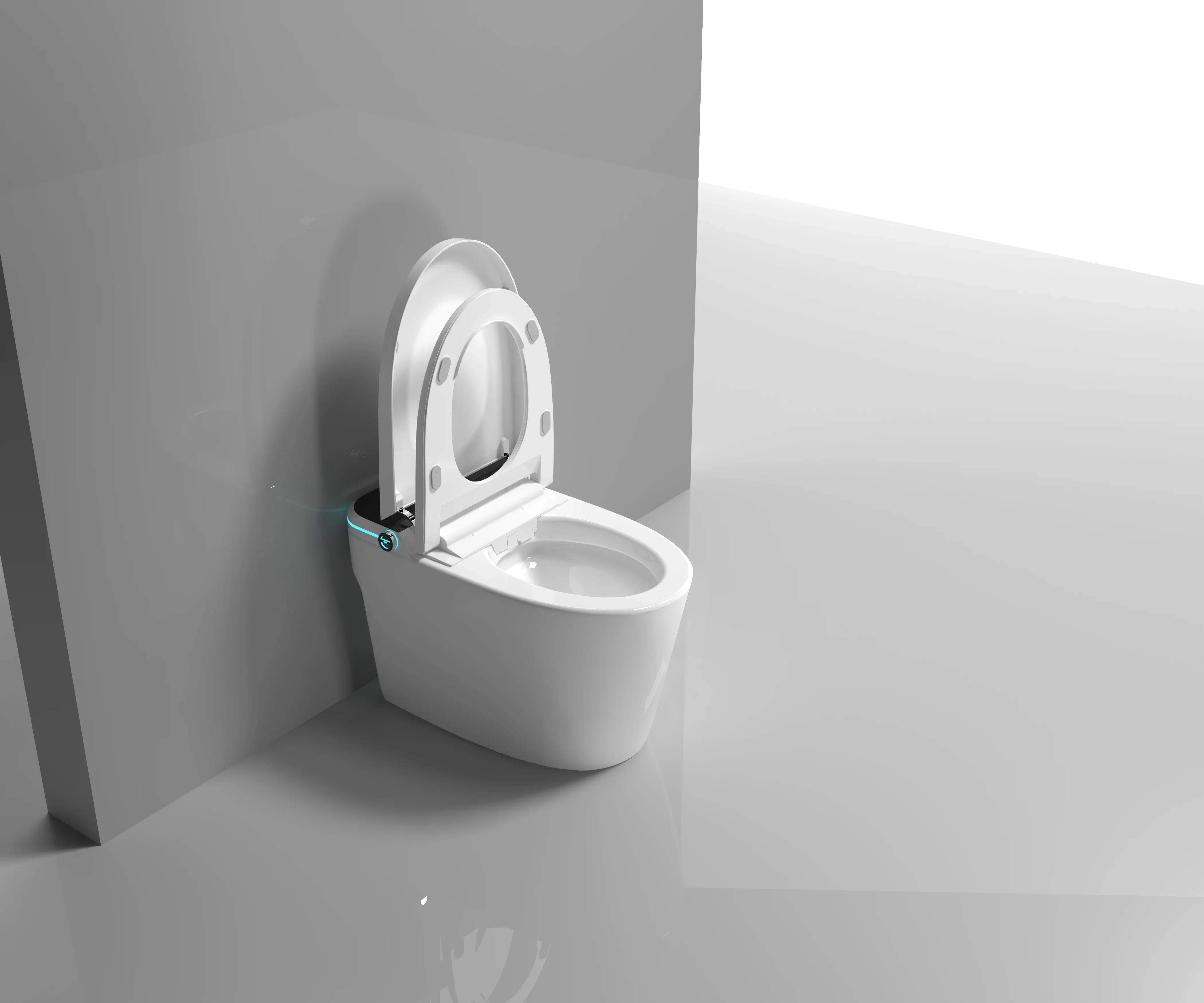 YYHC-European design hotel smart toilet with seat cover water closet bidet self clean Intelligent wc toilet 5