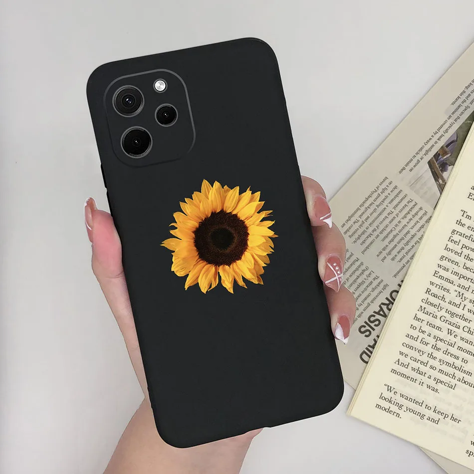 Heart Silicone Matte Shockproof Phone Case - Soft Back Cover, Enhanced Protection