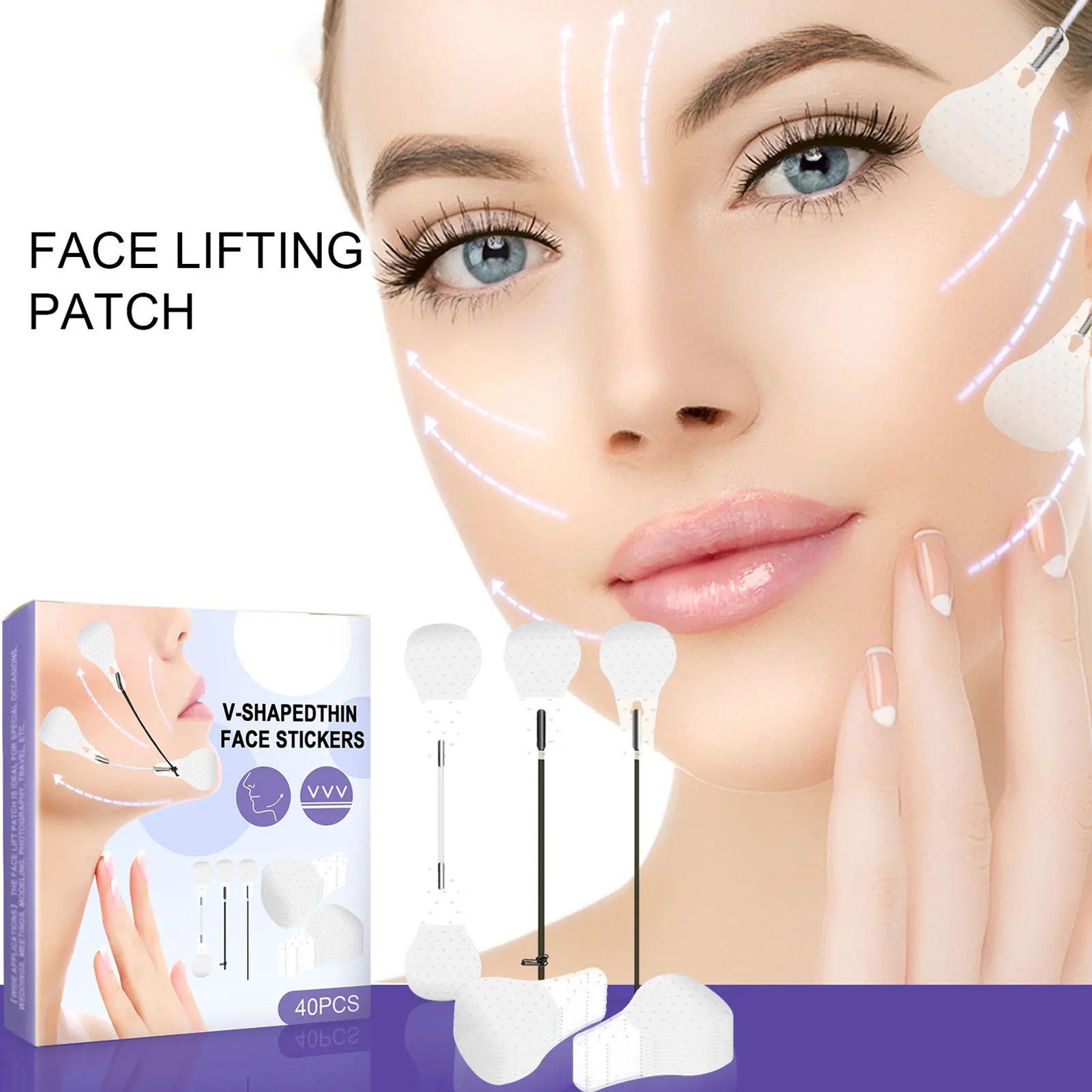 Face Lift Tape Waterproof Makeup Face Lift Tools Elasticity Invisible
