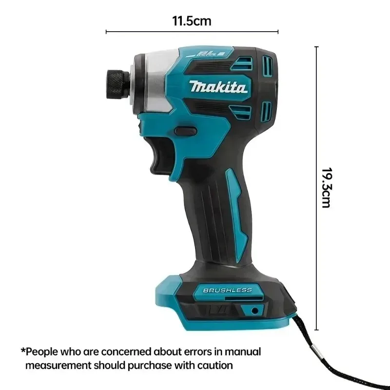 Makita DTD173 1800RPM 무선 임팩트 드라이버 180N.m 브러시리스 모터 전기 드릴 목재/볼트/T-모드 마키타 배터리용