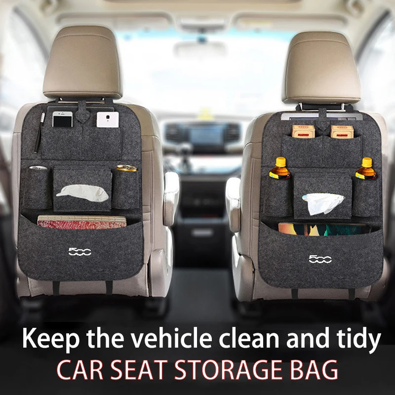 Universal Car Seat Back Storage Hanging Bag Tasche Organizer Per Fiat 500 Grande Punto Uno Tipo Stilo Palio Astra Bravo