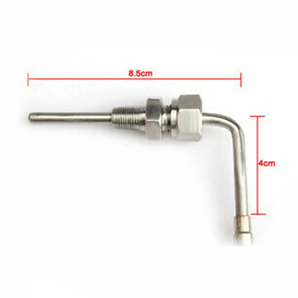 1/8" NPT K Type Thermocouple Exhaust Probe 1200°C Temperature Sensors Thread NPT Threads 2m Cable Adjustable Pressure Lock