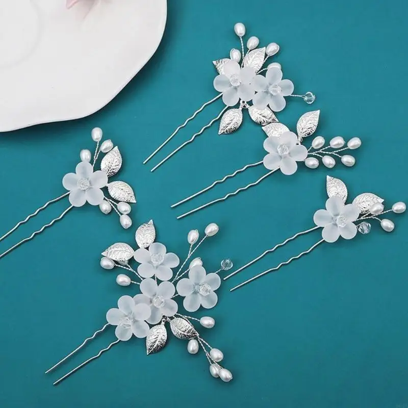 Pack Of 15 Wedding Hair Accessories Set UShape Hair Clip Side Pin With Pearls And Rhinestones For Bride And Bridesmaid 964A