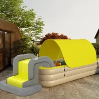 Inflatable Slide For Pool Blow Up Waterslide Summer Swimming Pool Waterslide For Backyard Parties Fun For Adults & Kids 2