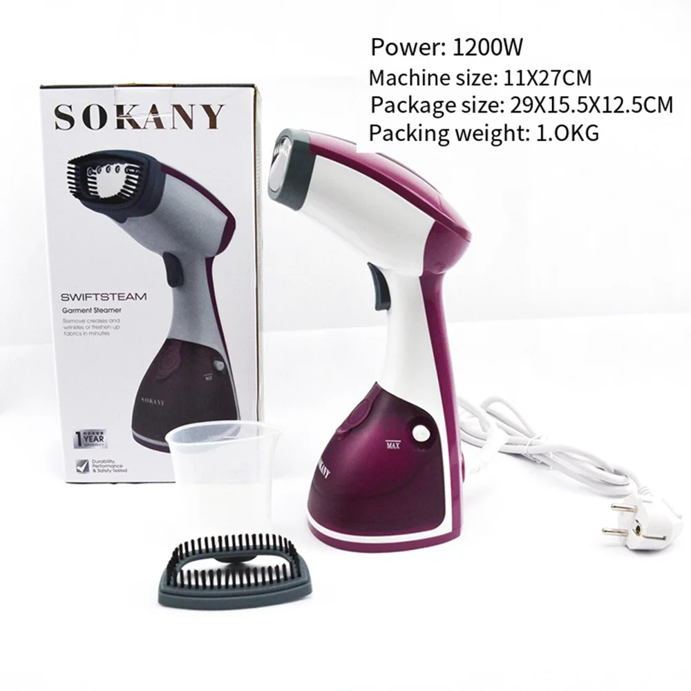 

1200W Travel Portable Electric Ironing Steam Brush Steam Electric Ironing Brush Washing Machine Garment Steamer Home Appliance