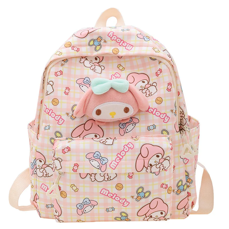Hello Kitty Korea 2024 Spring New Children's School Bag Cartoon Cute Large Capacity Kindergarten Backpack for Boys and Girls