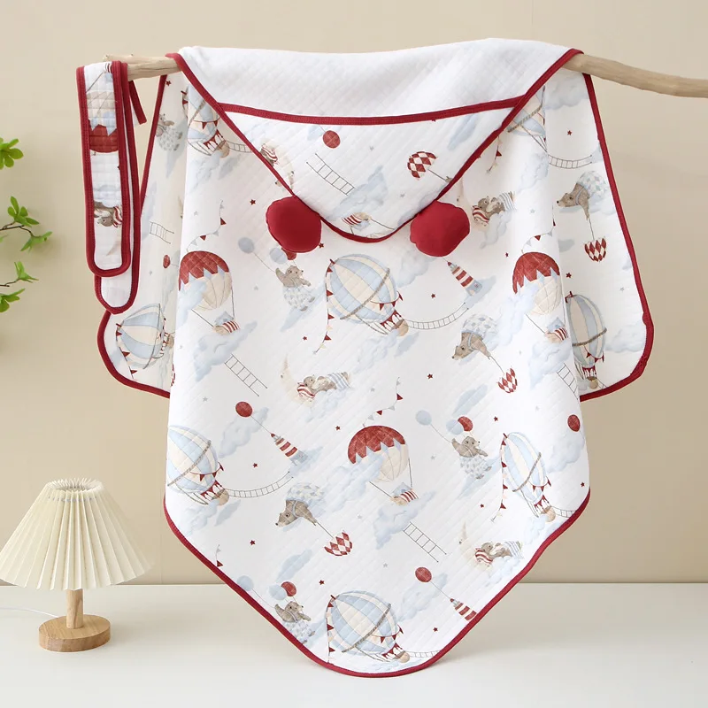 90cm X 90cm Baby Swaddle Sleeping Bag Baby Swaddle Cloth Newborn Blanket Cotton Soft Adjustable Warm Blanket Bedding quilt