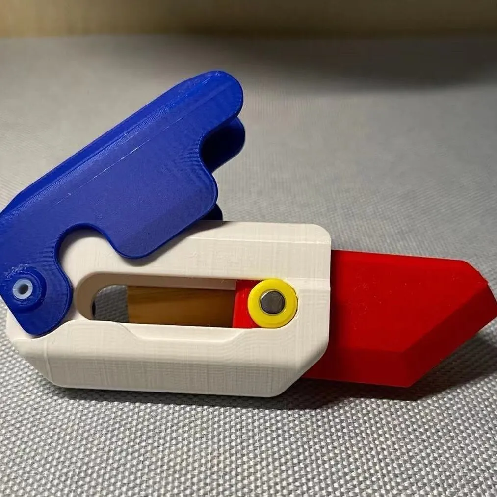 Fidget Toys Random 3D Gravity Radish Knife Straight Jump Mini Bounce Model Decompression Toy Plastic Toy Knife