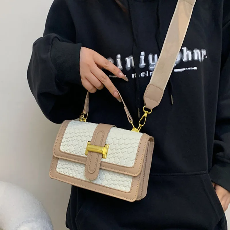 New Women shoulder Bag for 2024 brand luxury designer handbag Large capacity soft leather women's saddle bag cross body bags