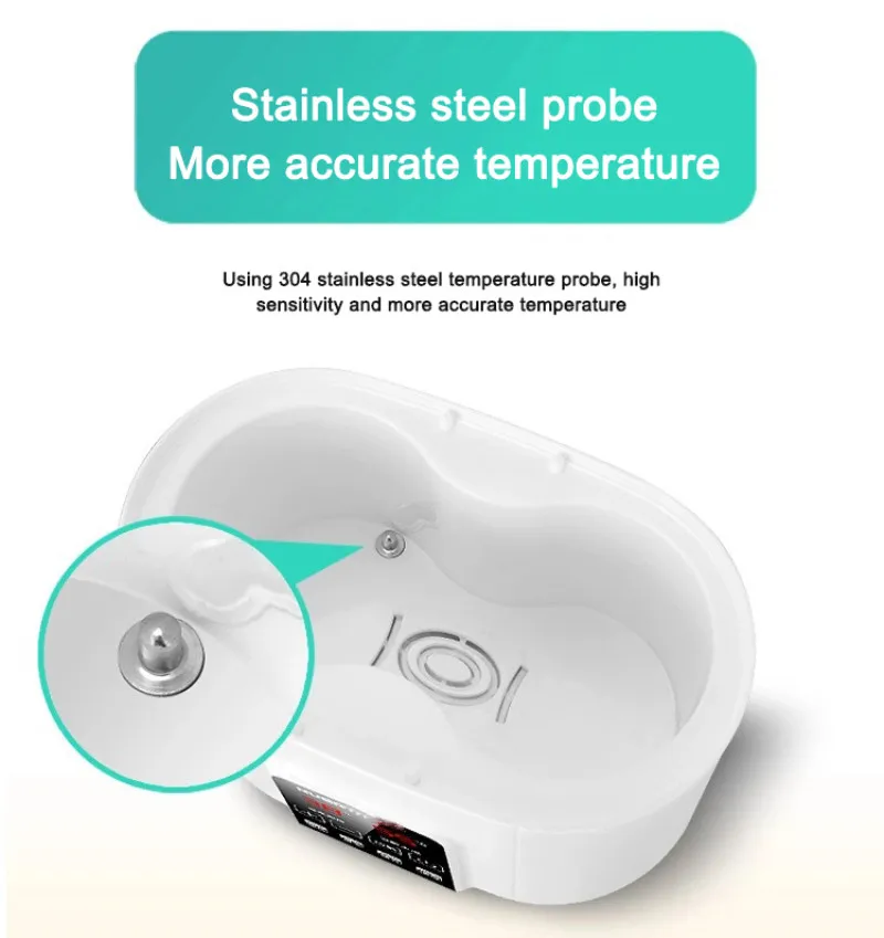 Bottle Warmer Milk Bottle Heater Bottle Sterilizer Multi-function Baby Nursing Bottle Heater Sterilizer Fast Breast Milk Bottle Warmer with Accurate Temperature Control
