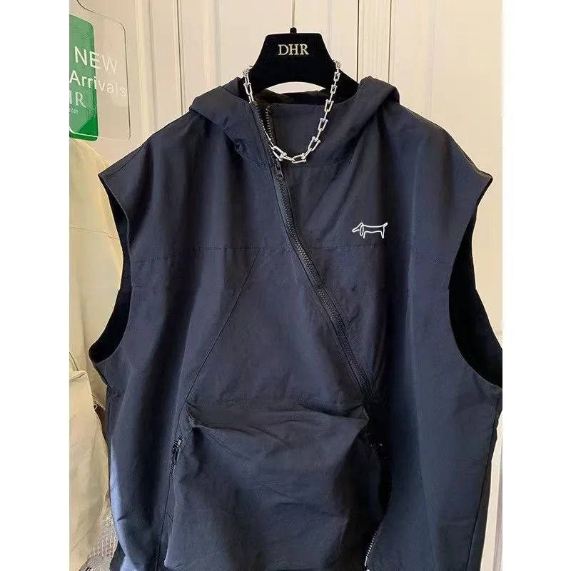 Spring Golf Wear Uuisex New Vest Men's Golf Clothing Men's Clothing High Quality Fashion Hooded Vest Tennis Jackets