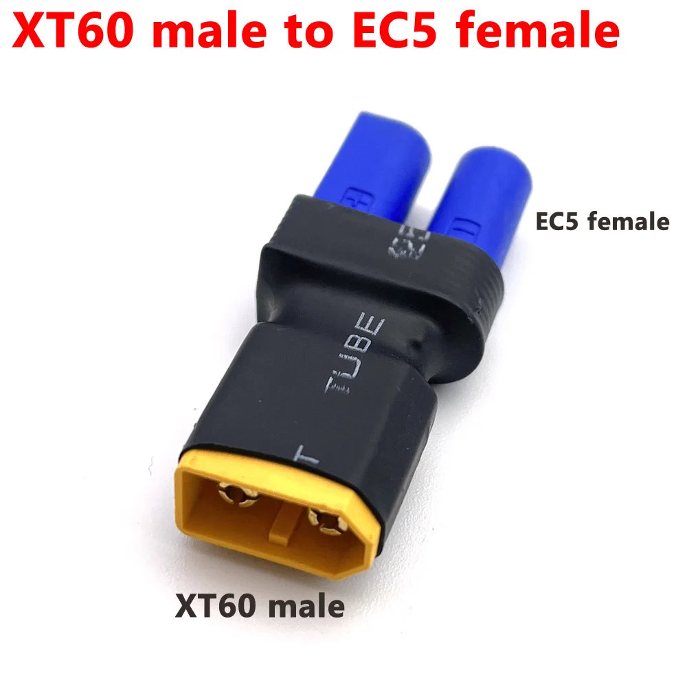 Yowoo EC5 To T-Plug Adapter - 2 Pairs RC Connector For Lipo Battery