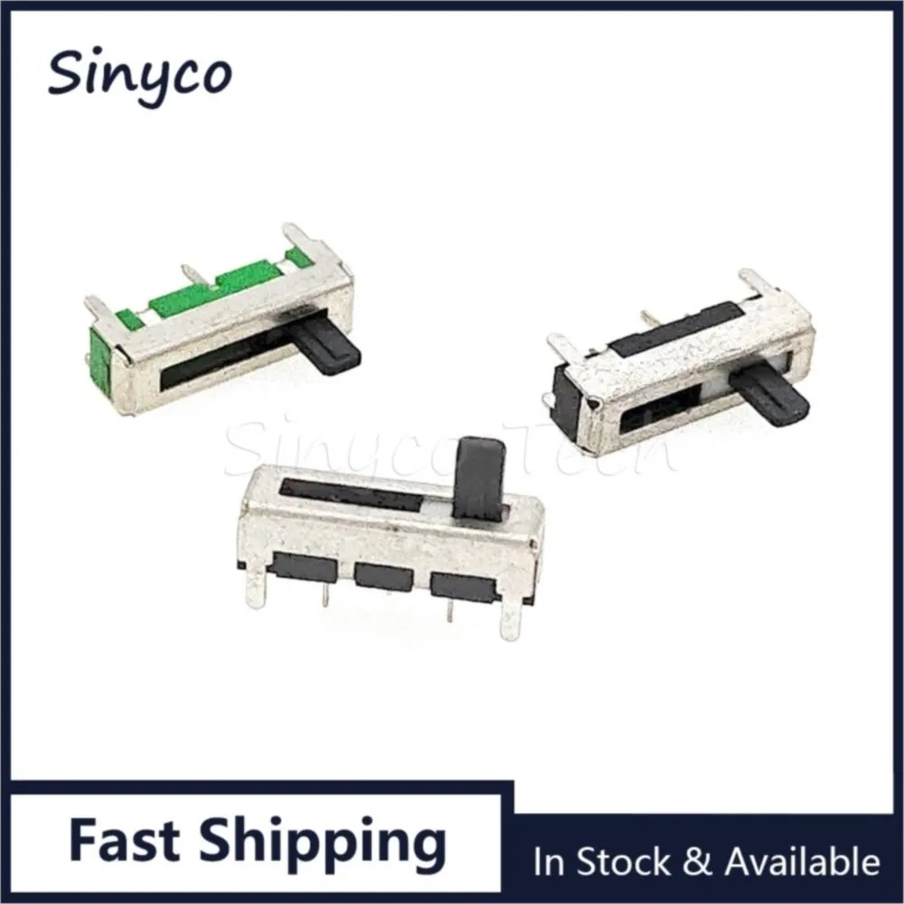 5PCS 총 길이 18MM 스트레이트 슬라이드 전위차계 B1K 10K 20K 50K 100K 슬라이딩 저항기 장난감 액세서리 스트로크 10mm 핸들 5mm