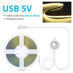 Versatile Motion - Activated LED Strip Light with Infrared Sensor - 4m (Warm White)