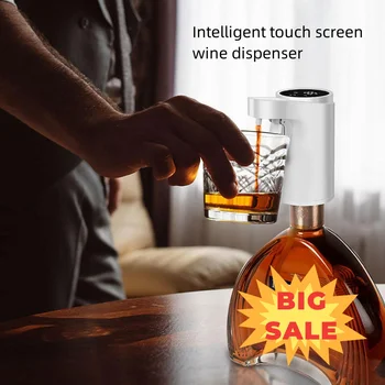 Dispenser per vino Estrattore per vino touch screen intelligente Adatto a vari tipi di bottiglie di vino, decanter elettrico di tipo C