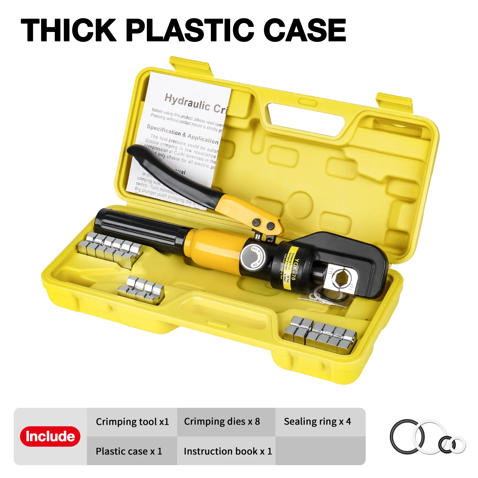 4-70mm² Hand Operated Hydraulic Crimping Tool for Cable Lugs Home