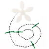1~10PCS Small Flower Shower Hair Cleaning Chain Premium Drain Hair Catcher Flower Bathroom Drain Strainer Hair Catcher Chain 6