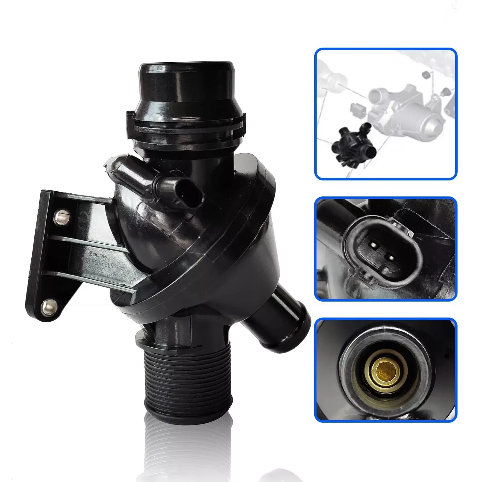 High quality Engine Coolant Thermostat Housing Assembly for BMW F30 320i F10 528i E84 X1 X3 2.0 11538635689 !!!