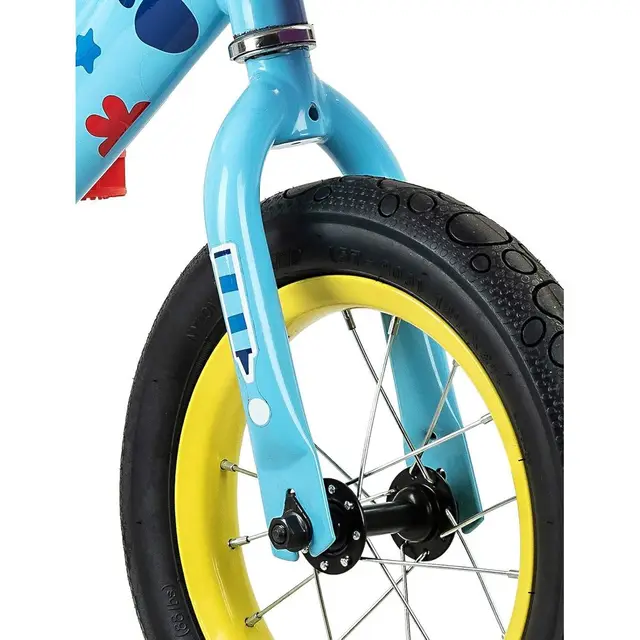 Children's 12-Inch Wheel Bike with Training Wheels, Suitable for Ages 2-4