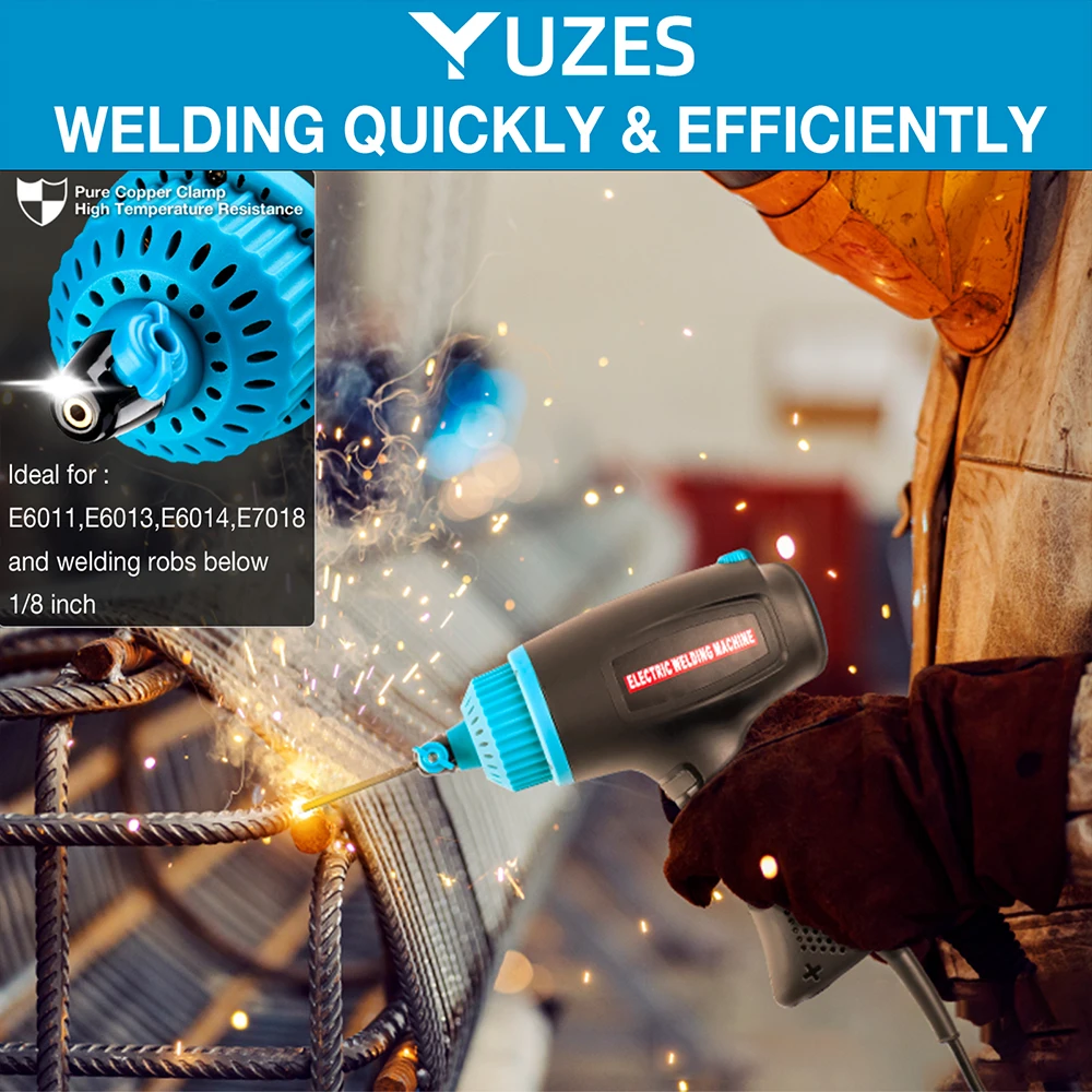 2500W Household Arc Welding Machine 110V/220V Portable Small Electric Welding Machine Automatic Digital Intelligent Welding Tool 4