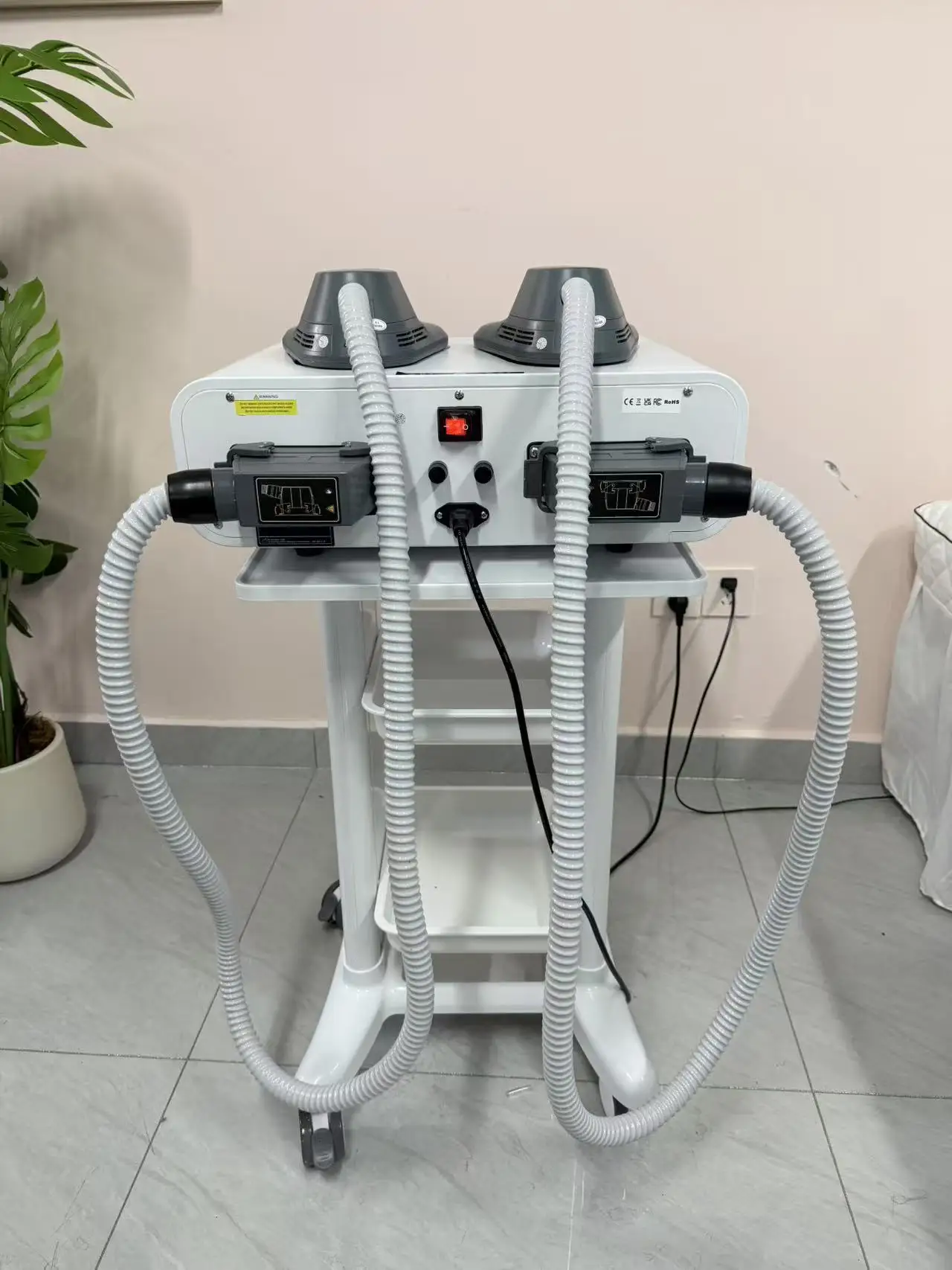 2-in-1 EMS-Körperformungsgerät, Fettreduktionsgerät, tragbares elektrisches Muskelstimulationsgerät zur Gewichtsabnahme – Detail 4