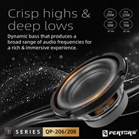 Q-PERTORS 6.5/8 Inch 200W/220W Car Subwoofer Audio Speaker for Car Home Theater System Upgrade Stereo Component Modification - Image 2