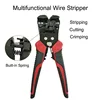 Self-adjusting Wire Stripper, 8-Inch Automatic Wire Stripper for 10-24 AWG Solid and Stranded Wire, 3 in 1 Function 3